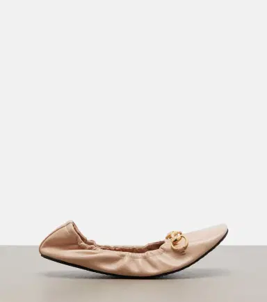 Gucci Prima Horsebit leather ballet flats | Thumbnail 3 Gucci Prima Horsebit leather ballet flats | Thumbnail 3
