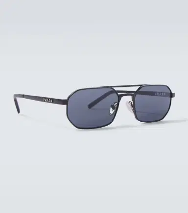 Prada Engraved rectangular sunglasses | Thumbnail 2 Prada Engraved rectangular sunglasses | Thumbnail 2