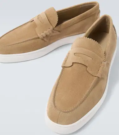 Christian Louboutin Harold suede slip-on shoes | Thumbnail 2