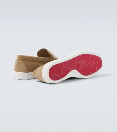Christian Louboutin Harold suede slip-on shoes | Thumbnail 3