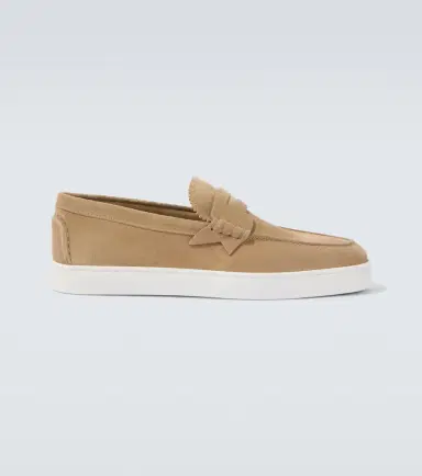 Christian Louboutin Harold suede slip-on shoes | Thumbnail 4