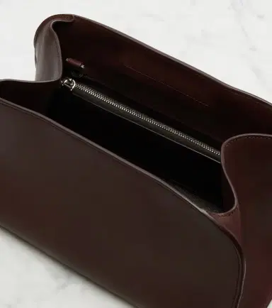 The Row Peggy Medium leather clutch | Thumbnail 2