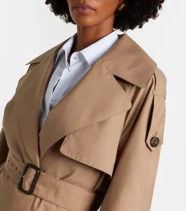 Max Mara Clara cotton-blend gabardine trench coat | Thumbnail 2 Max Mara Clara cotton-blend gabardine trench coat | Thumbnail 2