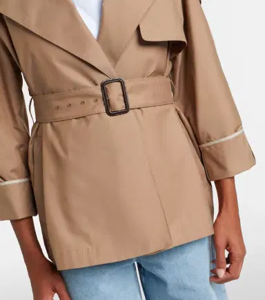 Max Mara Clara cotton-blend gabardine trench coat | Thumbnail 4 Max Mara Clara cotton-blend gabardine trench coat | Thumbnail 4
