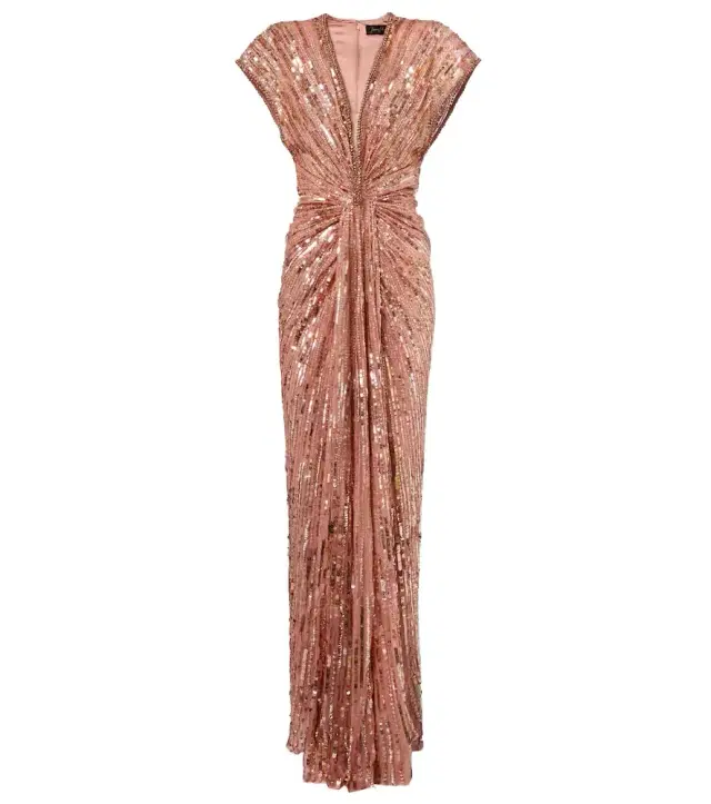 Zola embellished gown