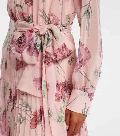 Erdem Floral pleated voile gown | Thumbnail 3