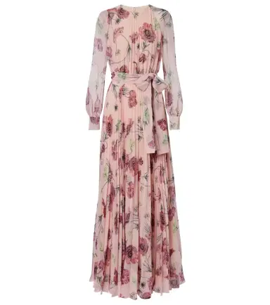 Erdem Floral pleated voile gown | Thumbnail 1