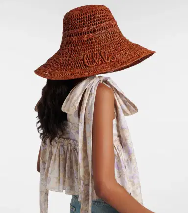 Chloé Chloé Chloé raffia sun hat | Thumbnail 4