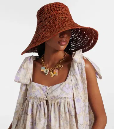 Chloé Chloé Chloé raffia sun hat | Thumbnail 5