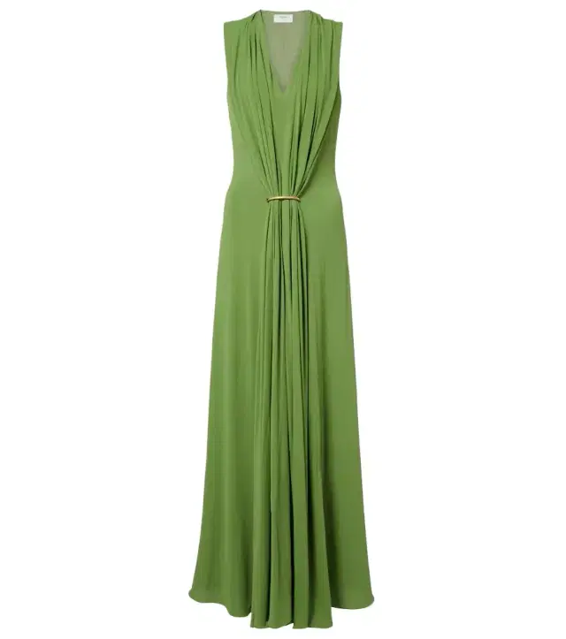 Draped maxi dress