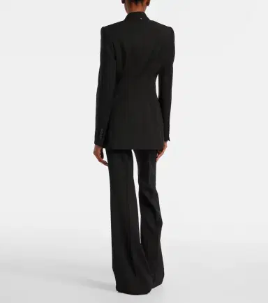 Sportmax Virgin wool flared pants | Thumbnail 5