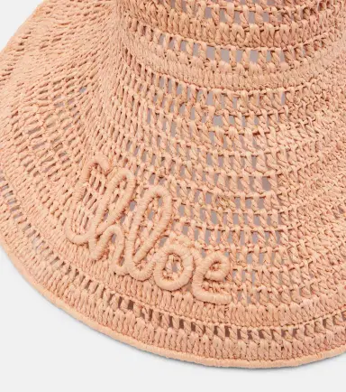 Chloé Chloé Logo raffia sunhat | Thumbnail 5