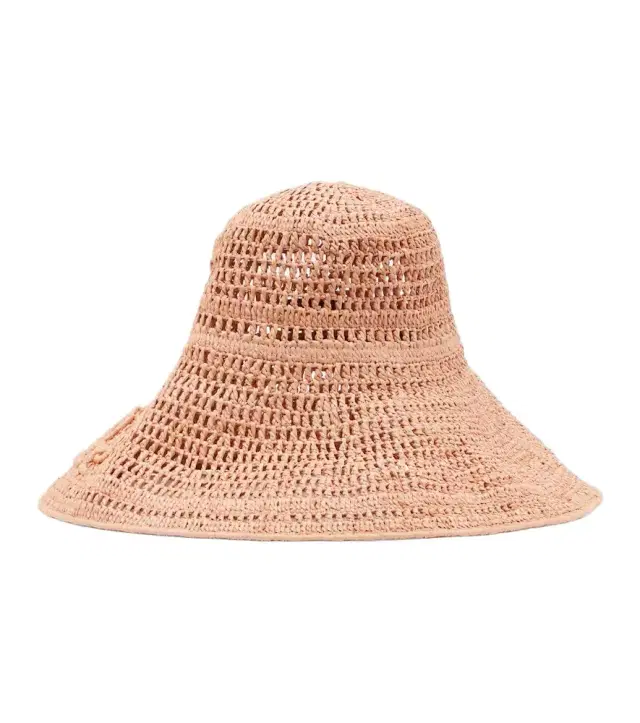 Chloe Chloé Logo raffia sunhat