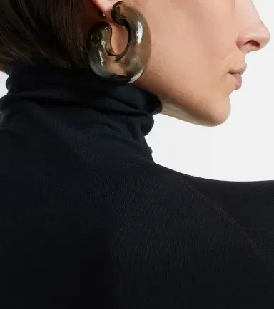 Alaïa Alaïa Bubble hoop earrings | Thumbnail 6 Alaïa Alaïa Bubble hoop earrings | Thumbnail 6