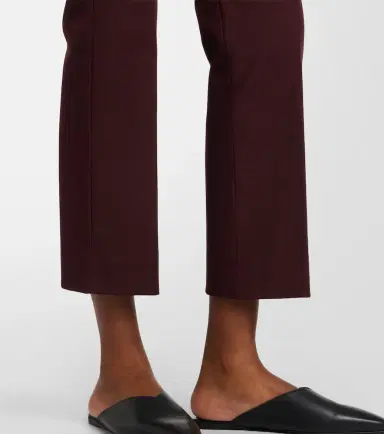 'S Max Mara 'S Max Mara Cotton-blend cropped straight pants | Thumbnail 4