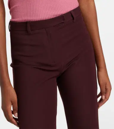 'S Max Mara 'S Max Mara Cotton-blend cropped straight pants | Thumbnail 5