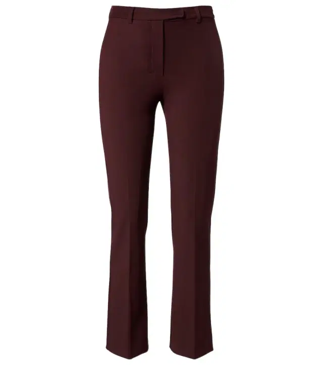 'S Max Mara Cotton-blend cropped straight pants