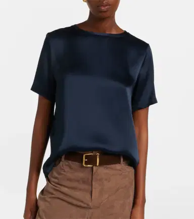 'S Max Mara 'S Max Mara Satin T-shirt | Thumbnail 2 'S Max Mara 'S Max Mara Satin T-shirt | Thumbnail 2