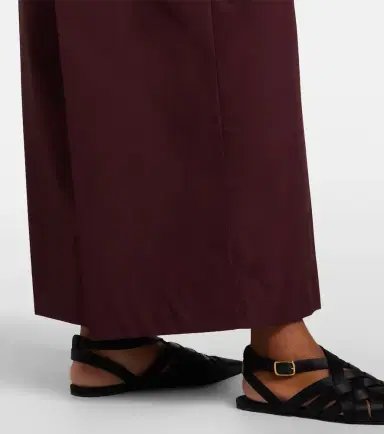 'S Max Mara 'S Max Mara Cropped cotton poplin wide-leg pants | Thumbnail 4 'S Max Mara 'S Max Mara Cropped cotton poplin wide-leg pants | Thumbnail 4