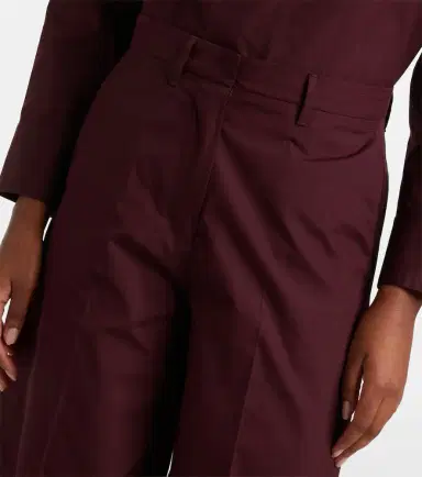 'S Max Mara 'S Max Mara Cropped cotton poplin wide-leg pants | Thumbnail 6 'S Max Mara 'S Max Mara Cropped cotton poplin wide-leg pants | Thumbnail 6