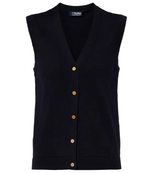 'S Max Mara Cotton and silk vest