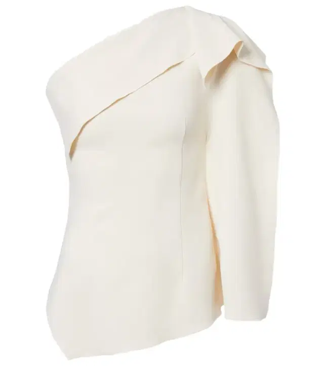 Fforme Lavinia draped one-shoulder top