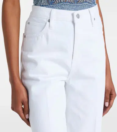 Frame The Eyelet embroidered flared jeans | Thumbnail 5 Frame The Eyelet embroidered flared jeans | Thumbnail 5