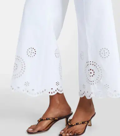 Frame The Eyelet embroidered flared jeans | Thumbnail 6 Frame The Eyelet embroidered flared jeans | Thumbnail 6
