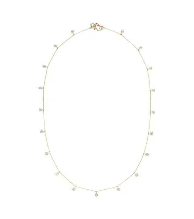 Sophie Bille Brahe Lou Of The Valley 18kt gold necklace with diamonds