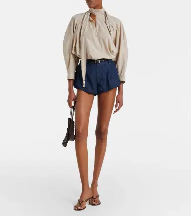 Frame The Shell denim shorts | Thumbnail 3