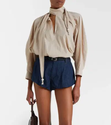 Frame The Shell denim shorts | Thumbnail 5