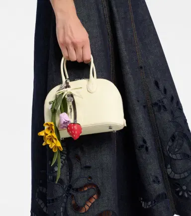 Self-Portrait Lizard Small leather top-handle bag | Thumbnail 6