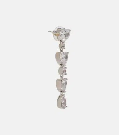 Self-Portrait Tiered embellished earrings | Thumbnail 3