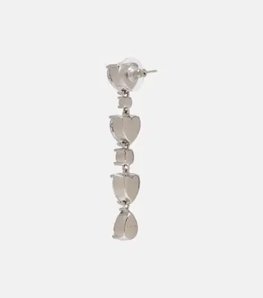 Self-Portrait Tiered embellished earrings | Thumbnail 4