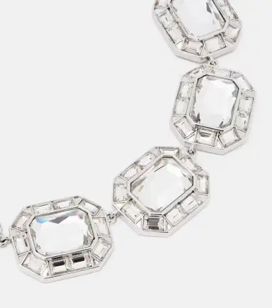Self-Portrait Crystal-embellished choker | Thumbnail 3