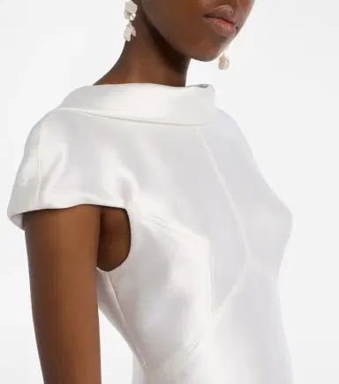 Self-Portrait Bridal taffeta gown | Thumbnail 3