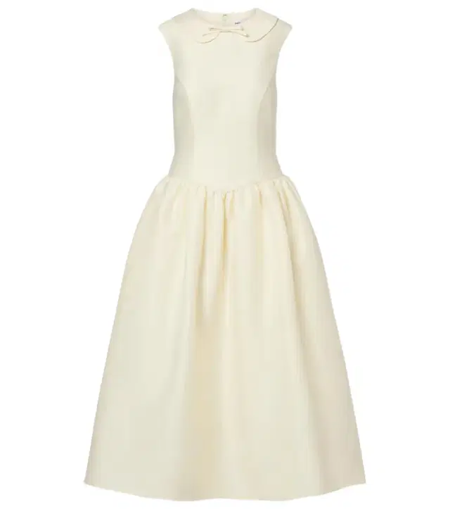 Taffeta midi dress