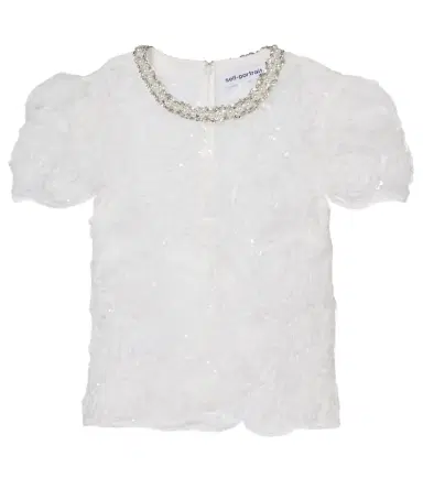 Self-Portrait Tulle lace top | Thumbnail 1