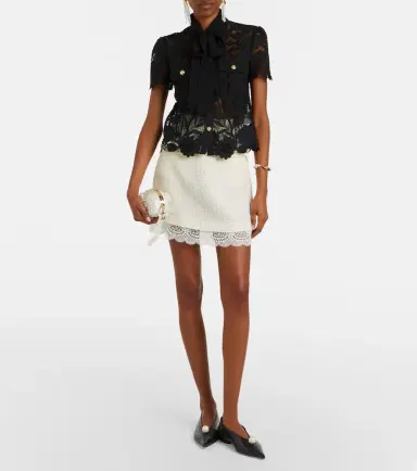 Self-Portrait Lace top | Thumbnail 2