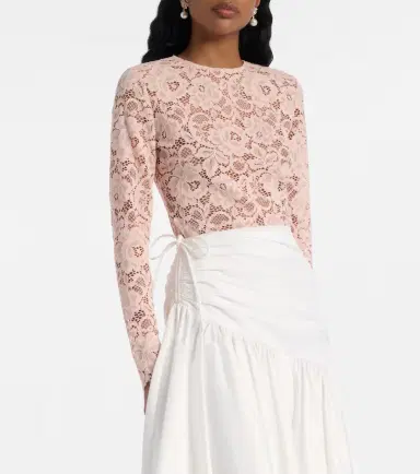 Self-Portrait Floral lace bodysuit | Thumbnail 2 Self-Portrait Floral lace bodysuit | Thumbnail 2
