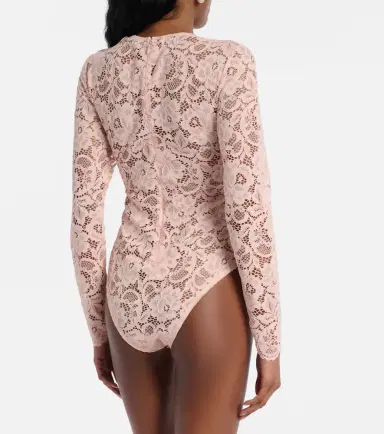 Self-Portrait Floral lace bodysuit | Thumbnail 4 Self-Portrait Floral lace bodysuit | Thumbnail 4