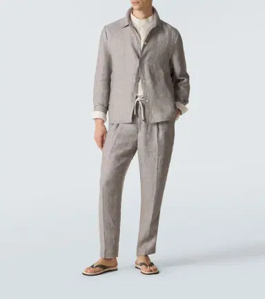 Brunello Cucinelli Suede thong sandals | Thumbnail 3