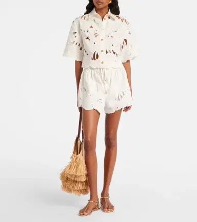 Zimmermann Mahon embroidered cotton poplin shirt | Thumbnail 5 Zimmermann Mahon embroidered cotton poplin shirt | Thumbnail 5