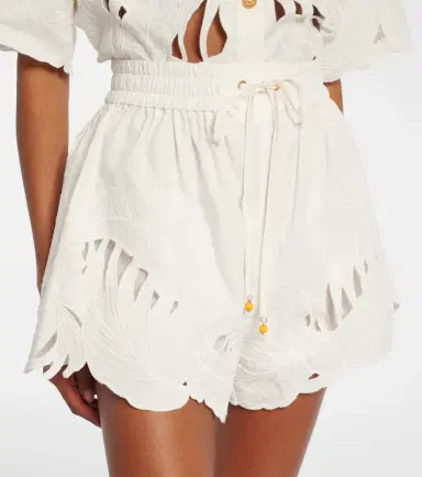 Zimmermann Mahon embroidered cotton shorts | Thumbnail 2 Zimmermann Mahon embroidered cotton shorts | Thumbnail 2