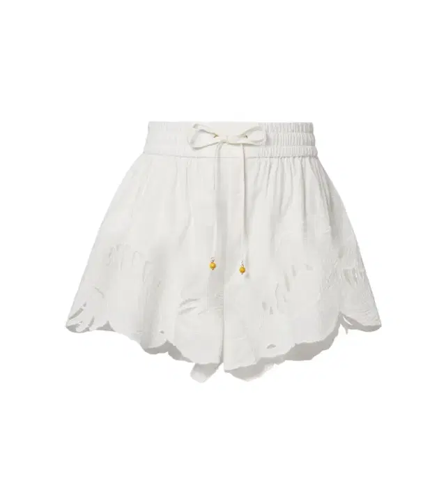 Zimmermann Mahon embroidered cotton shorts