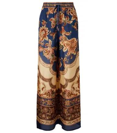 Zimmermann Aster printed silk palazzo pants | Thumbnail 1 Zimmermann Aster printed silk palazzo pants | Thumbnail 1