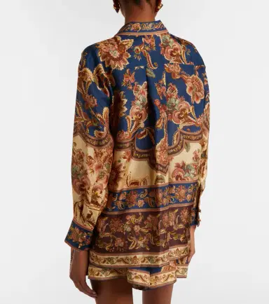 Zimmermann Aster printed silk shirt | Thumbnail 2 Zimmermann Aster printed silk shirt | Thumbnail 2