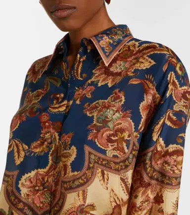 Zimmermann Aster printed silk shirt | Thumbnail 5 Zimmermann Aster printed silk shirt | Thumbnail 5