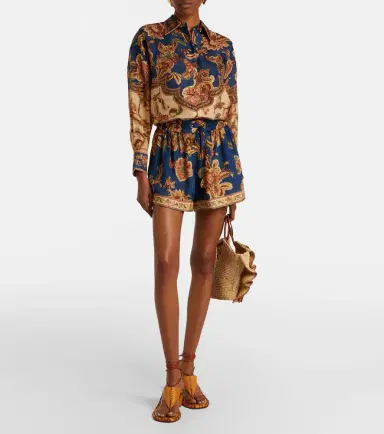 Zimmermann Aster printed silk shirt | Thumbnail 7 Zimmermann Aster printed silk shirt | Thumbnail 7