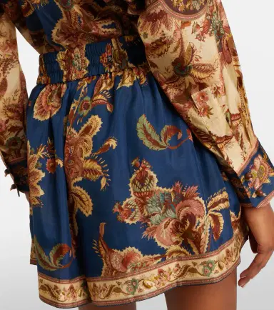 Zimmermann Aster printed silk shorts | Thumbnail 3 Zimmermann Aster printed silk shorts | Thumbnail 3